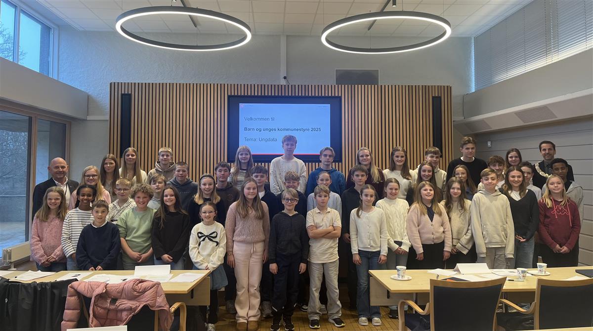 Barn og unges kommunestyre 2025 - Klikk for stort bilete