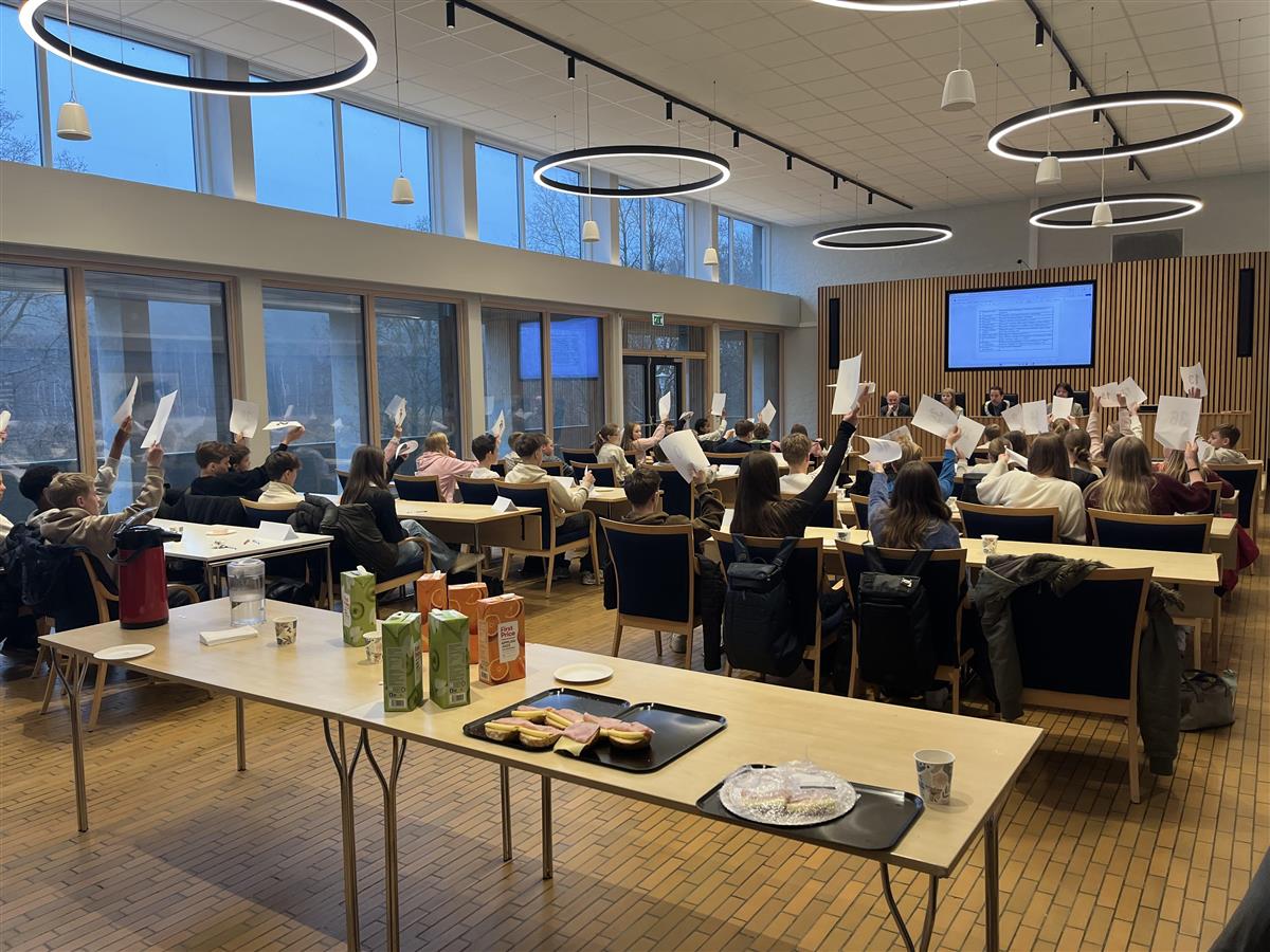 Bilete frå Barn og unges kommunestyre 2025 - Klikk for stort bilete